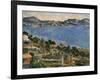 L'Estaque, View of the Bay of Marseille, 1878-1879-Paul Cézanne-Framed Art Print