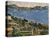 L'Estaque, View of the Bay of Marseille, 1878-1879-Paul Cézanne-Stretched Canvas