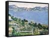 L'Estaque, View of the Bay of Marseilles, circa 1878-79-Paul C?zanne-Framed Stretched Canvas