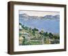 L'Estaque, View of the Bay of Marseilles, circa 1878-79-Paul C?zanne-Framed Premium Giclee Print