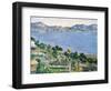 L'Estaque, View of the Bay of Marseilles, circa 1878-79-Paul C?zanne-Framed Premium Giclee Print