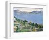 L'Estaque, View of the Bay of Marseilles, circa 1878-79-Paul C?zanne-Framed Premium Giclee Print