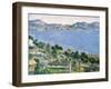 L'Estaque, View of the Bay of Marseilles, circa 1878-79-Paul C?zanne-Framed Giclee Print