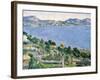 L'Estaque, View of the Bay of Marseilles, circa 1878-79-Paul C?zanne-Framed Giclee Print