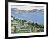 L'Estaque, View of the Bay of Marseilles, circa 1878-79-Paul C?zanne-Framed Giclee Print