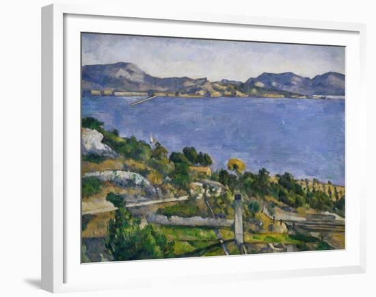 L'Estaque-Paul Cézanne-Framed Giclee Print