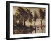 'L'Etang', (The Ponds), 19th century, (1910)-Jean-Baptiste-Camille Corot-Framed Giclee Print