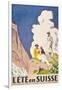 L'Ete En Suisse, Poster by the Swiss Office of Tourism, 1921-Emil Cardinaux-Framed Giclee Print