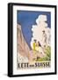 L'Ete En Suisse, Poster by the Swiss Office of Tourism, 1921-Emil Cardinaux-Framed Giclee Print