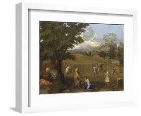 L'Eté ou Ruth et Booz-Nicolas Poussin-Framed Giclee Print
