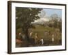 L'Eté ou Ruth et Booz-Nicolas Poussin-Framed Giclee Print