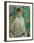 L'ete - summer, 1880 Oil on canvas, 676 x 61 cm.-Berthe Morisot-Framed Giclee Print