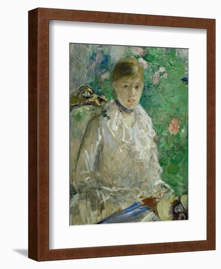 L'ete - summer, 1880 Oil on canvas, 676 x 61 cm.-Berthe Morisot-Framed Giclee Print