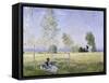 L'ete (Summer)-Claude Monet-Framed Stretched Canvas