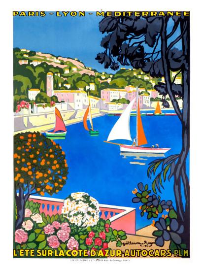 'L'Ete Sur la Cote D'Azur' Giclee Print - Unknown Unknown | AllPosters.com