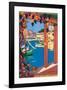 L'Ete Sur La Cote d'Azur-Guillaume Roger-Framed Art Print