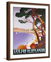 L'Ete Sur la Cote D'Azur-Roger Broders-Framed Giclee Print