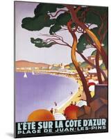 L'Ete Sur la Cote D'Azur-Roger Broders-Mounted Giclee Print