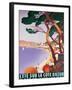 L'Ete sur la Cote d'azur-Roger Broders-Framed Premium Giclee Print