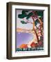 L'Ete sur la Cote d'azur-Roger Broders-Framed Art Print