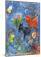 L'Ete-Marc Chagall-Mounted Art Print