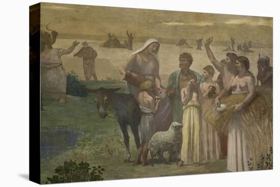 L'Eté-Pierre Puvis de Chavannes-Stretched Canvas