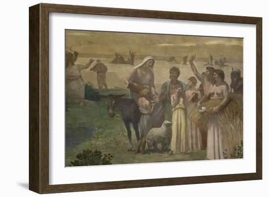 L'Eté-Pierre Puvis de Chavannes-Framed Giclee Print