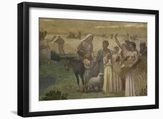 L'Eté-Pierre Puvis de Chavannes-Framed Giclee Print