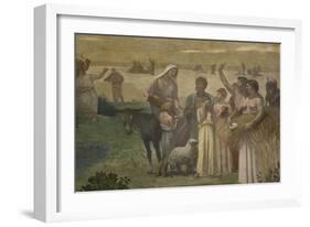L'Eté-Pierre Puvis de Chavannes-Framed Giclee Print