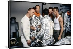 L'Etoffe des heros (The Right Stuff) by PhilipKaufman with by gauche a droite Ed Harris, Charles Fr-null-Framed Stretched Canvas