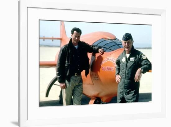 L'Etoffe des heros (The Right Stuff) by PhilipKaufman with Sam Shepard, 1983 (photo)-null-Framed Photo