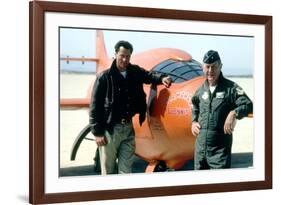 L'Etoffe des heros (The Right Stuff) by PhilipKaufman with Sam Shepard, 1983 (photo)-null-Framed Photo