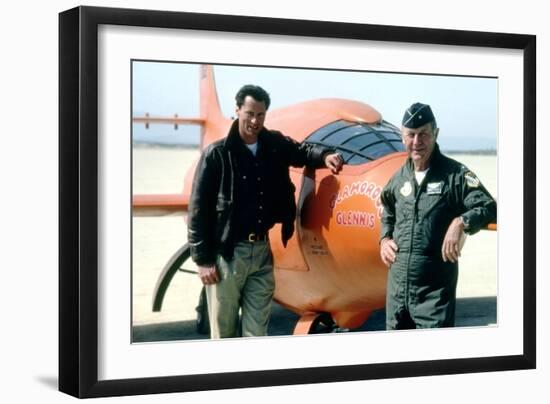 L'Etoffe des heros (The Right Stuff) by PhilipKaufman with Sam Shepard, 1983 (photo)-null-Framed Photo