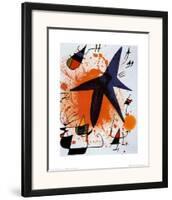 L'Etoile Bleu-Joan Miró-Framed Art Print