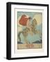 L'etranger, Illustration from Les Chansons De Bilitis, by Pierre Louys, Pub. 1922 (Pochoir Print)-Georges Barbier-Framed Giclee Print