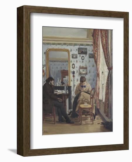 L'Etudiant-Francisco Oller-Framed Giclee Print