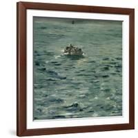 L'évasion de Rochefort,1880-1881.-Edouard Manet-Framed Giclee Print