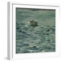 L'évasion de Rochefort,1880-1881.-Edouard Manet-Framed Giclee Print