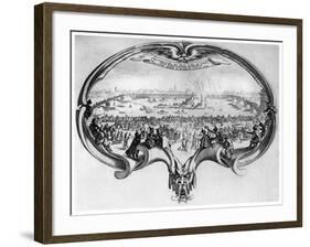 L'Eventail, 1619-Jacques Callot-Framed Giclee Print