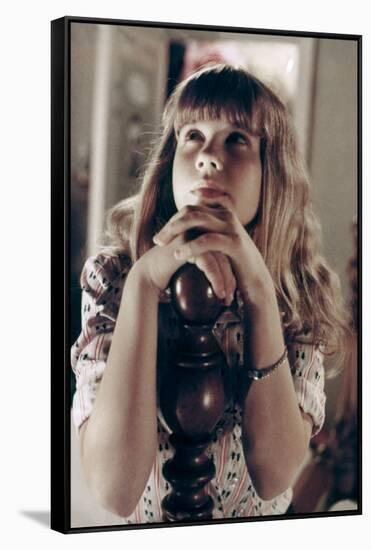 L' exorciste THE EXORCIST by William Friedkin with Linda Blair, 1973 (photo)-null-Framed Stretched Canvas