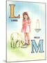 L for Lamb, M for Milk-null-Mounted Art Print