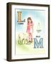 L for Lamb, M for Milk-null-Framed Art Print