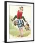 L For Leapfrog-Clive Uptton-Framed Giclee Print