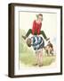 L For Leapfrog-Clive Uptton-Framed Giclee Print