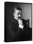 L. Frank Baum, American Author-Science Source-Framed Stretched Canvas