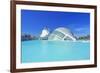 L'Hemisferic and Reina Sofia Arts Palace, City of Arts and Sciences, Valencia, Spain-Marco Simoni-Framed Photographic Print