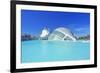 L'Hemisferic and Reina Sofia Arts Palace, City of Arts and Sciences, Valencia, Spain-Marco Simoni-Framed Photographic Print