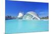 L'Hemisferic and Reina Sofia Arts Palace, City of Arts and Sciences, Valencia, Spain-Marco Simoni-Mounted Photographic Print