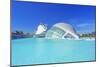 L'Hemisferic and Reina Sofia Arts Palace, City of Arts and Sciences, Valencia, Spain-Marco Simoni-Mounted Photographic Print