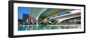 L'Hemisferic Planetarium and El Palau De Les Arts Reina Sofia, Ciutat De Les Arts I Les Ciencies-null-Framed Photographic Print